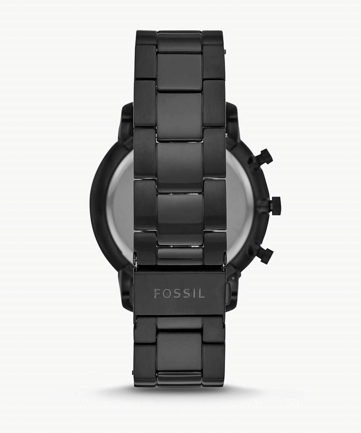 Neutra Chronograph Black Stainless Steel Watch | Fossil | Luby 