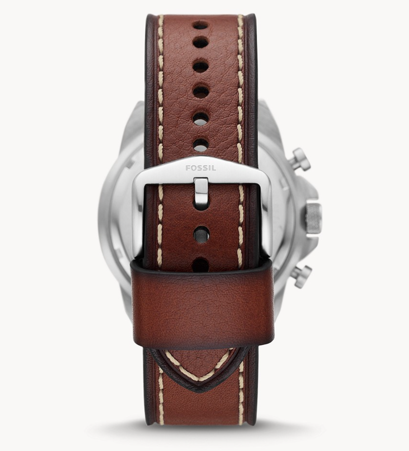 Bronson Chronograph Brown Eco Leather Watch | Fossil | Luby 