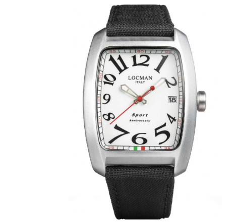 Rectangle Sport Locman Watch White Bisel | Locman | Luby 