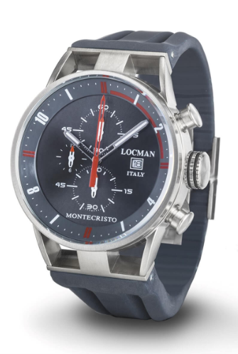 Round Montecristo Locman Chrono Gray Watch | Locman | Luby 