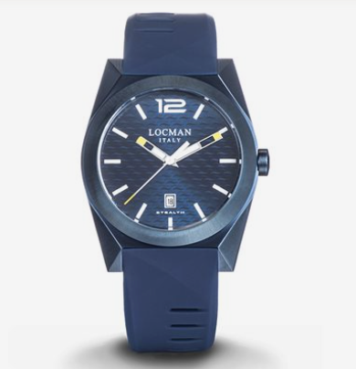 Stealth Locman Silicone All Blue Reloj para hombre