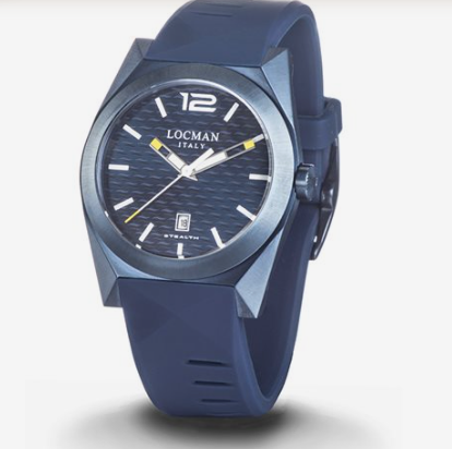 Stealth Locman Silicone All Blue Men Watch | Locman | Luby 