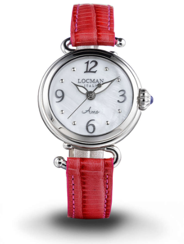 Amo Locman Red Leather Women Watch | Locman | Luby 