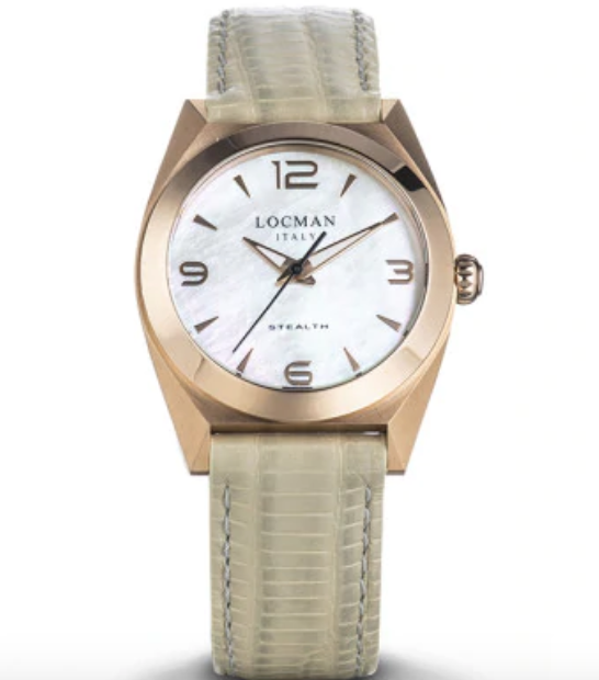 Reloj Stealth Locman Crema Mujer