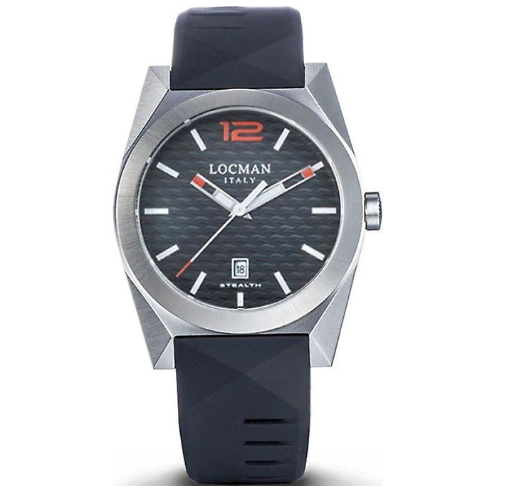 Stealth Locman Silicone Black Men Watch | Locman | Luby 