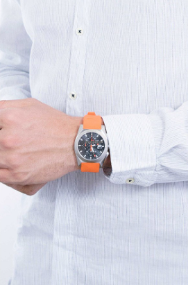 Stealth Locman Chrono Orange Silicone  Men Watch | Locman | Luby 