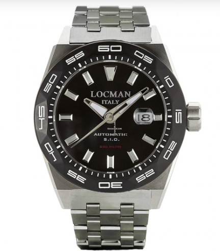 Stealth Staniless Steel Locman Automatic Watch | Locman | Luby 