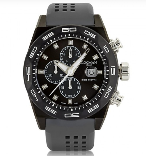 Reloj Stealth Locman Silicona Gris Hombre