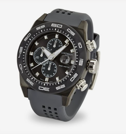 Stealth Locman Silicone Gray  Men Watch | Locman | Luby 