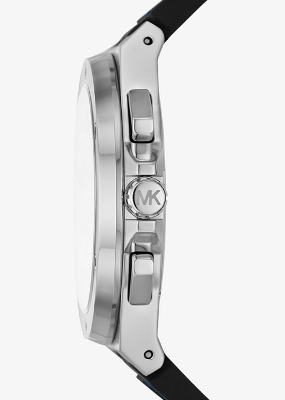 Oversized Lennox Silver-Tone Watch | Michael Kors | Luby 
