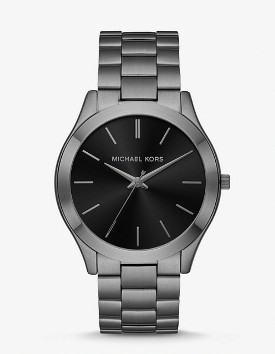 Oversized Slim Runway Gunmetal Watch And Jet Set Charm Leather Wallet Gift Set | Michael Kors | Luby 