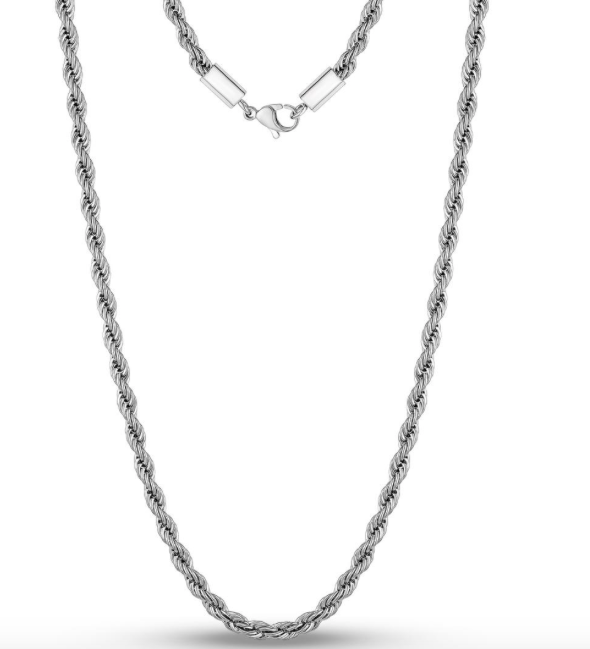 4mm Unisex Rope Chain