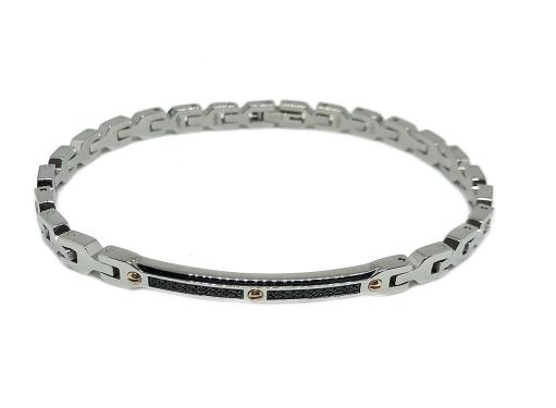 Rectangle Accent Silver Bracelet | Zancan | Luby 