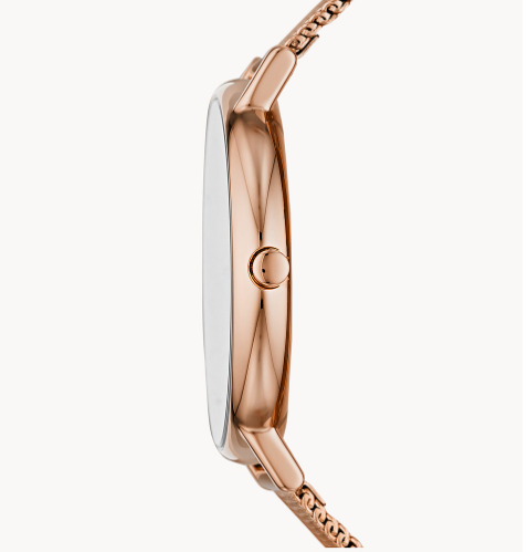 Signatur Rose-Tone Steel Mesh Watch | Skagen | Luby 