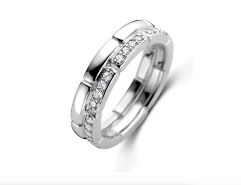 Ti Sento Milano - Double Ring CZ | Ti Sento Milano | Luby 