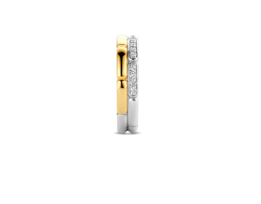 Ti Sento Milano - Double Ring CZ | Ti Sento Milano | Luby 