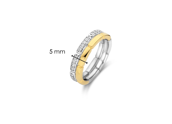 Ti Sento Milano - Double Ring CZ | Ti Sento Milano | Luby 