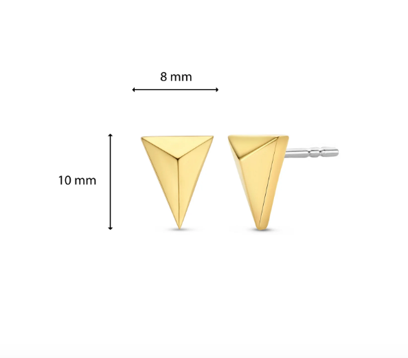 Ti Sento Milano - Triangle Stud Earring | Ti Sento Milano | Luby 