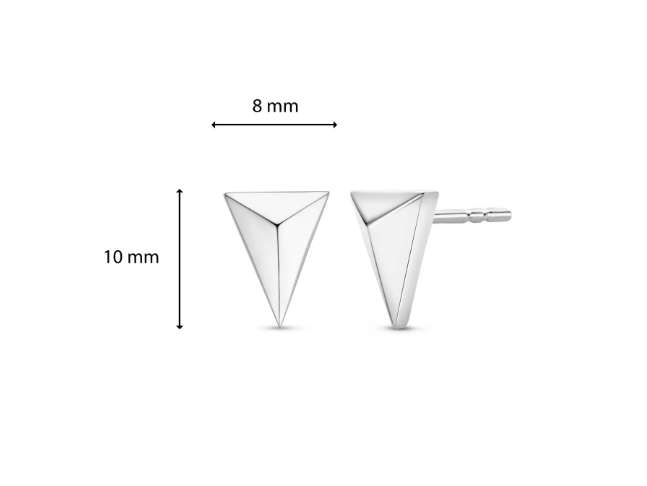 Ti Sento Milano - Triangle Stud Earring | Ti Sento Milano | Luby 