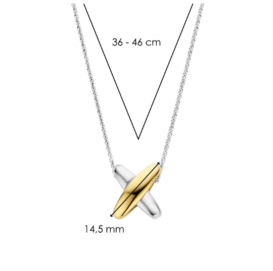 Ti Sento Milano - X Necklace | Ti Sento Milano | Luby 