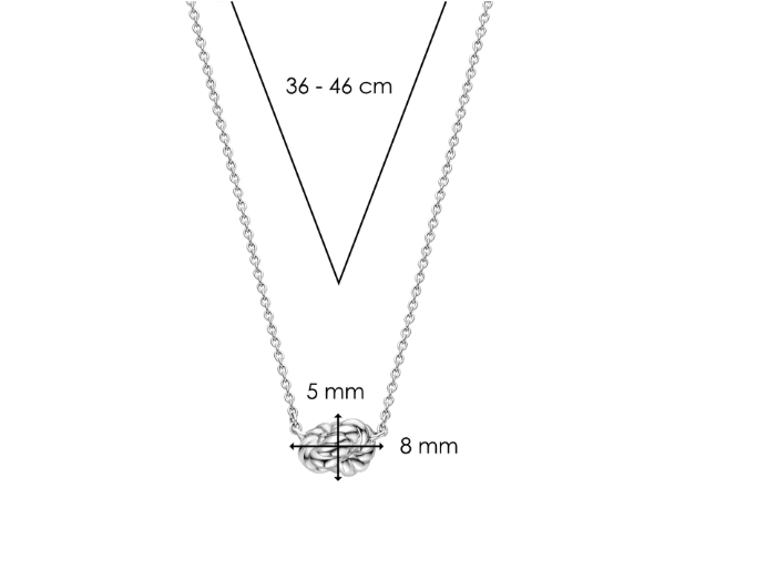 Ti Sento Milano - Knot Necklace | Ti Sento Milano | Luby 