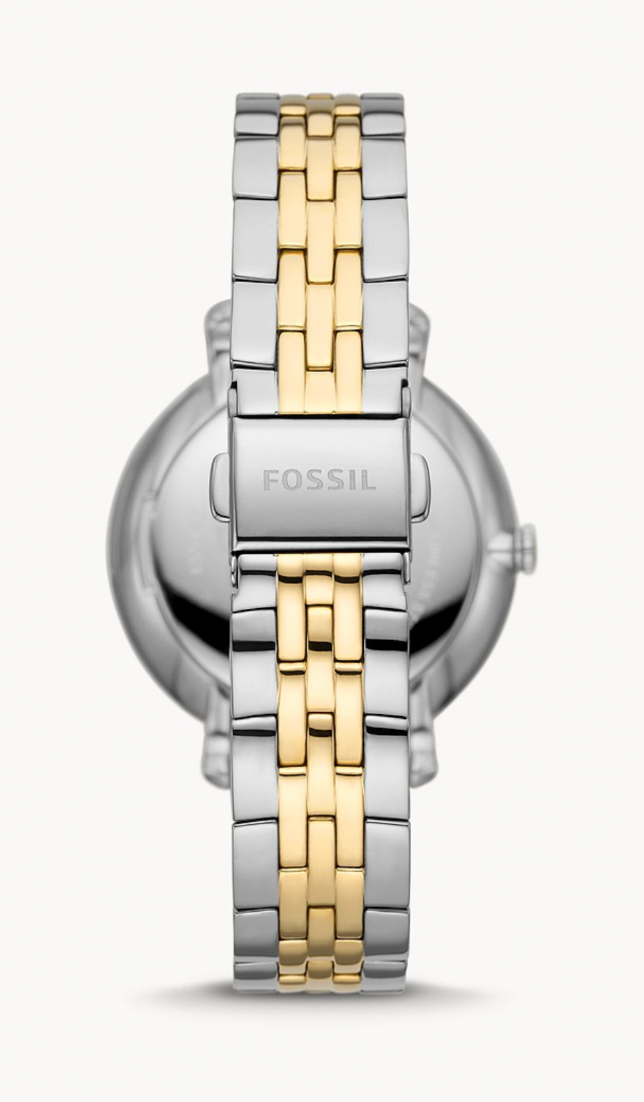 Jacqueline Sun Moon Multifunction Two-Tone Stainless Steel Watch | Fossil | Luby 