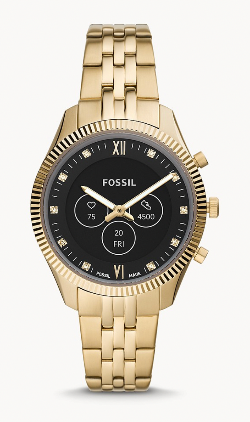 Hybrid Smartwatch HR Scarlette Gold-Tone Stainless Steel | Fossil | Luby 