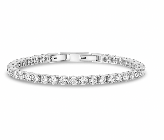 4mm C.Z Tennis Bracelet | ARZ Steel | Luby 