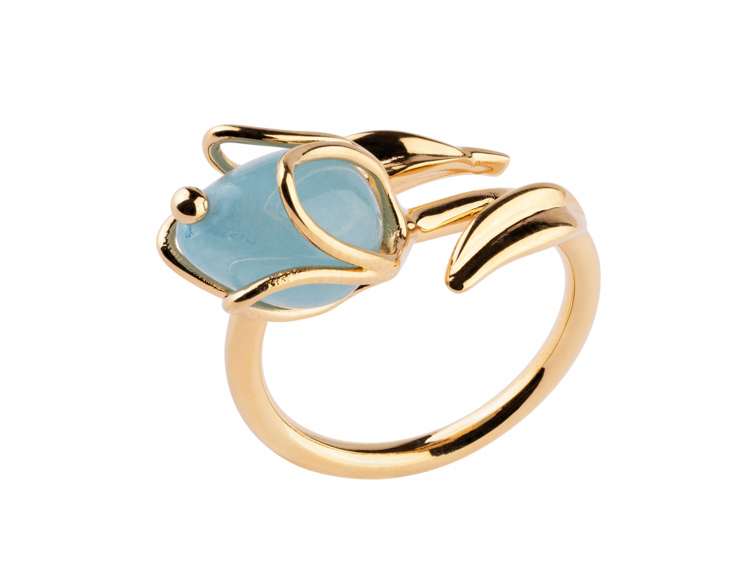 Tulipe Turquoise Ring | Rebecca | Luby 