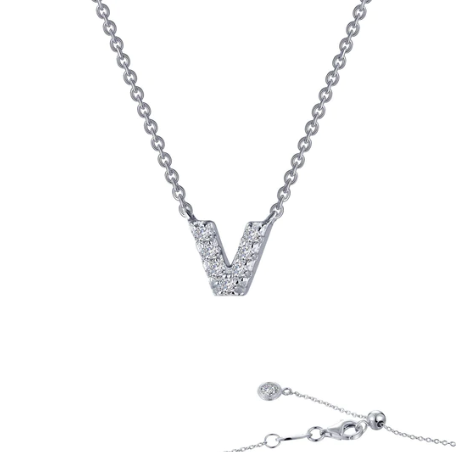 Initial Letter Pendant Necklace | Lafonn | Luby 