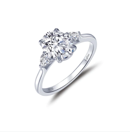Classic Three-Stone Engagement Ring | Lafonn | Luby 