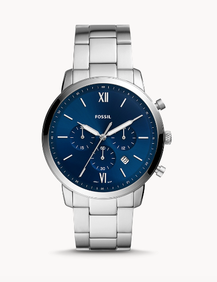 Neutra Chronograph Stainless Steel Watch | Fossil | Luby 