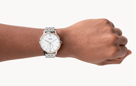 His & Her Three-Hand Stainless Steel Watch Box Set | Fossil | Luby 