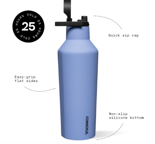 Sport Canteen - 20 oz Periwinkle | Corkcicle | Luby 