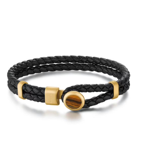 Brosway Black Leather Bracelet | Brosway Italia | Luby 