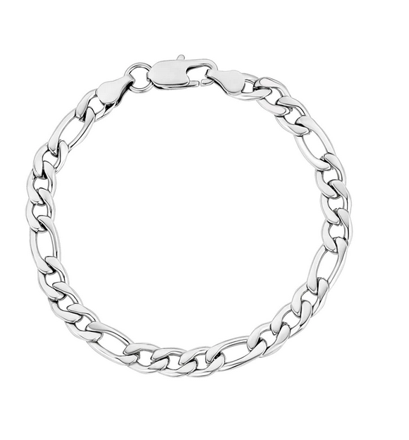 Steel Figaro Link Bracelet | ARZ Steel | Luby 