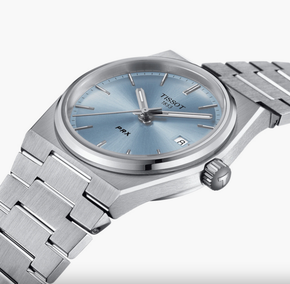 PRX 40205 UNISEX SS BR LT BL I | Tissot | Luby 
