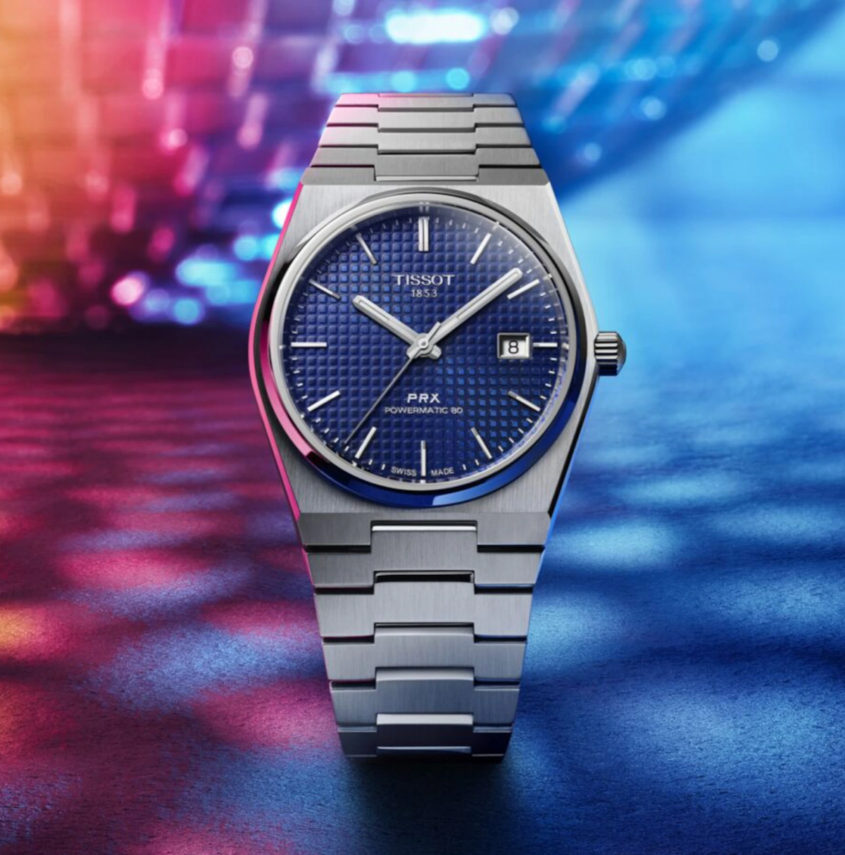 TISSOT PRX POWERMATIC 80 NAVY | Tissot | Luby 