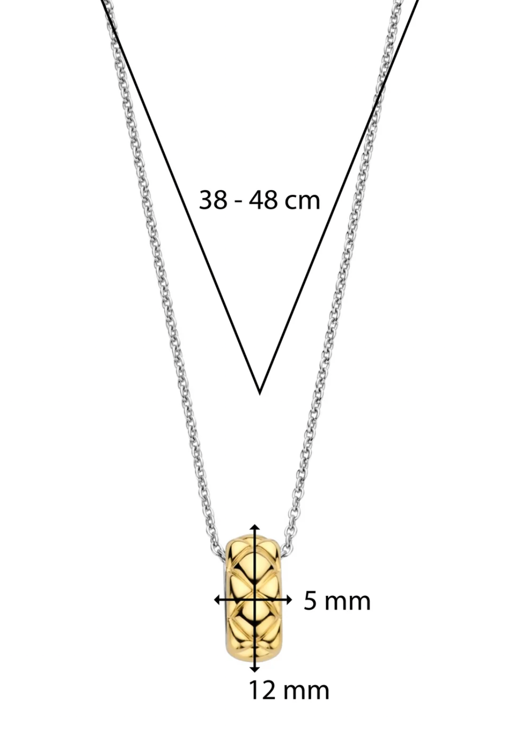 Ti Sento Milano Cushion Charm Necklace | Ti Sento Milano | Luby 