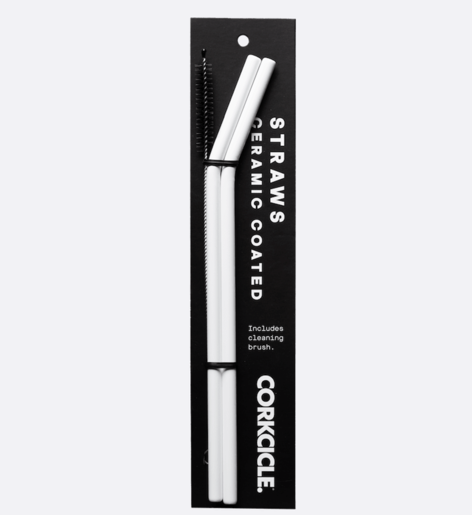 Straw Set- Original- Ceramic White | Corkcicle | Luby 