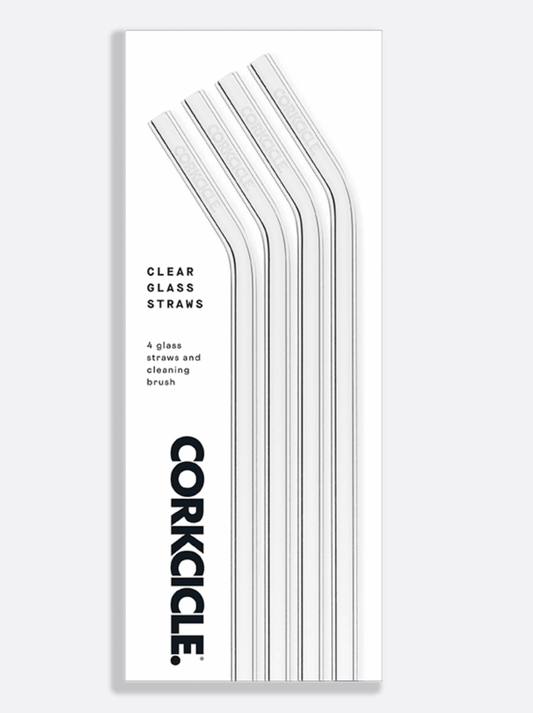 Glass Straw Set | Corkcicle | Luby 