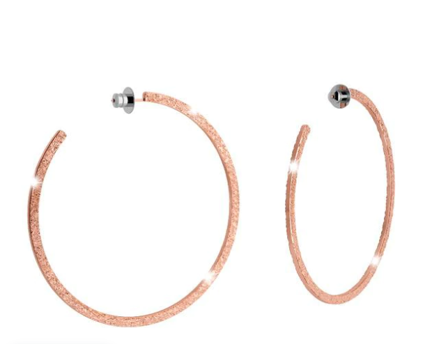 BRONZE EARRING HOOPS REBECCA | Rebecca | Luby 