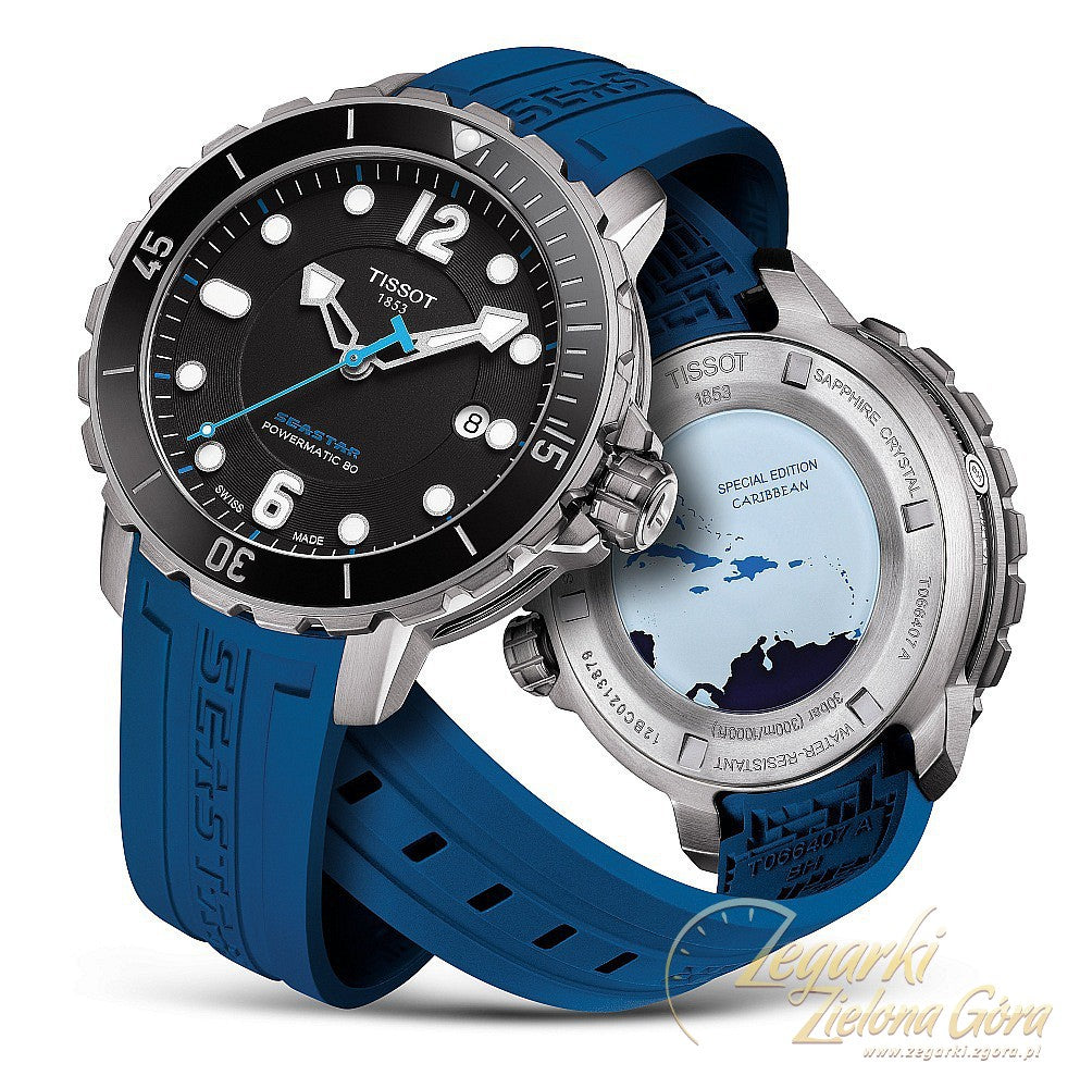 Seastar 1000 Automatic Caribbean (Special Edition/Blue) | Tissot | Luby 