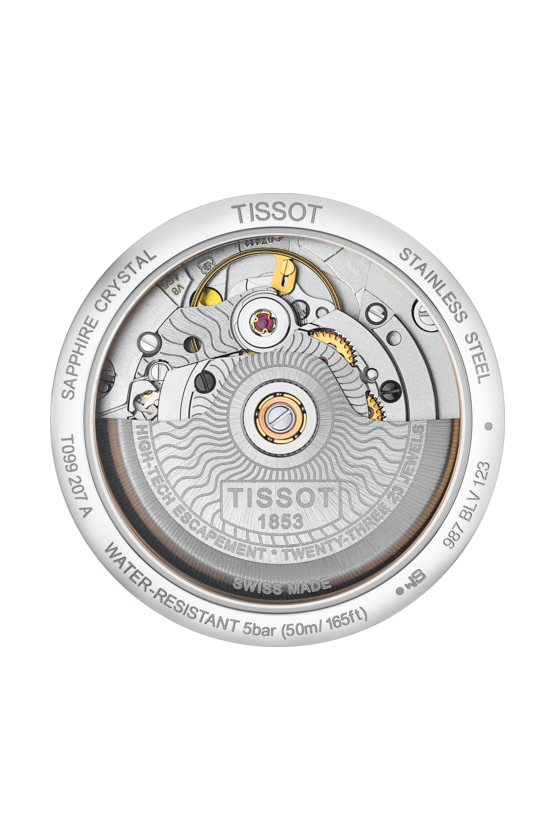 Chemin des Tourelles Powermatic 80 Lady (Silver) | Tissot | Luby 