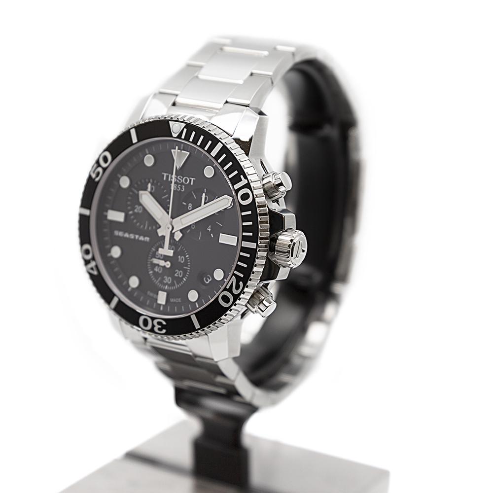 Seastar 1000 Chronograph (Silver) | Tissot | Luby 