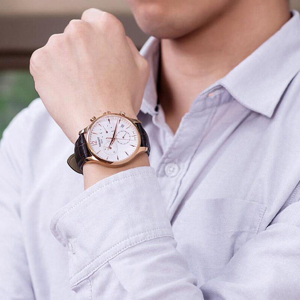 Chrono XL Classic (Rose-Gold/Brown) | Tissot | Luby 