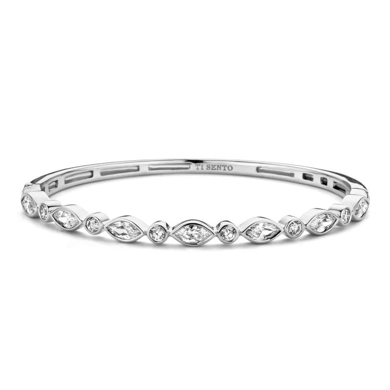 ZIRCONIA BANGLE BRACELET | Ti Sento Milano | Luby 