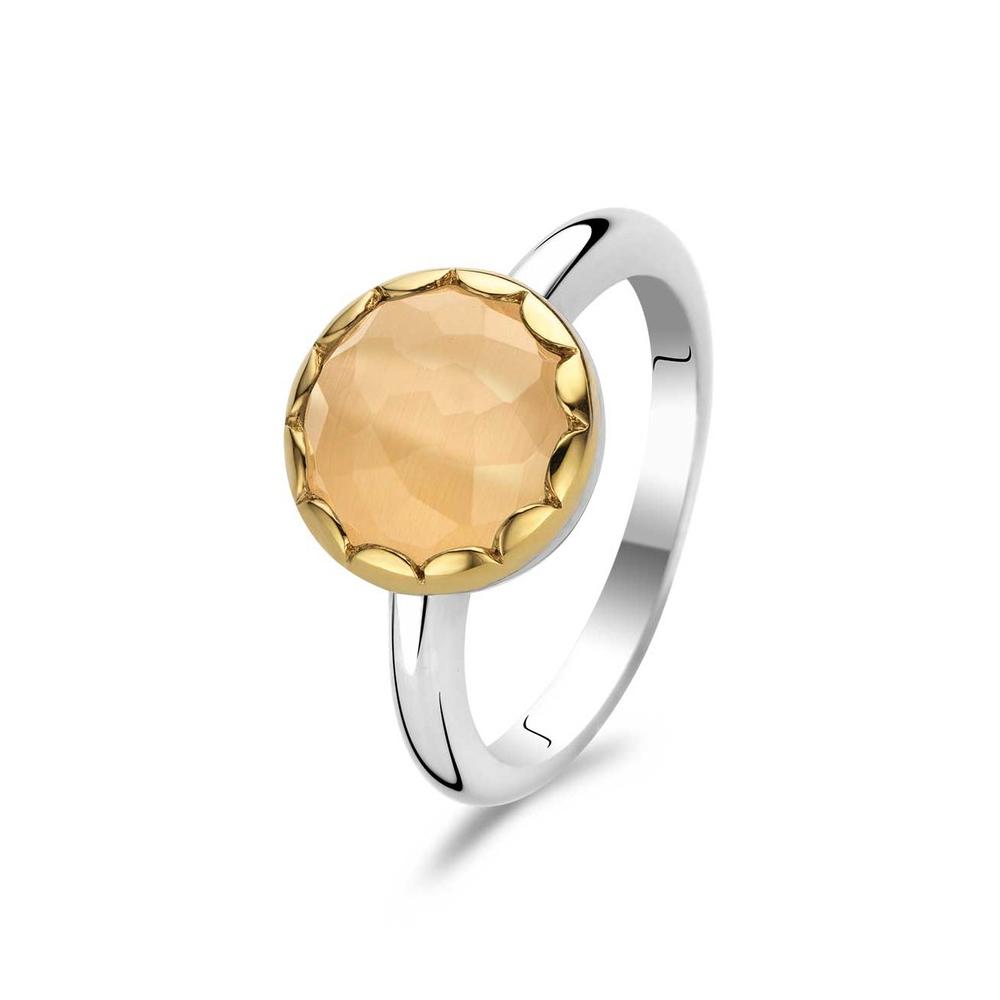 SCALLOP TWO-TONE RING | Ti Sento Milano | Luby 