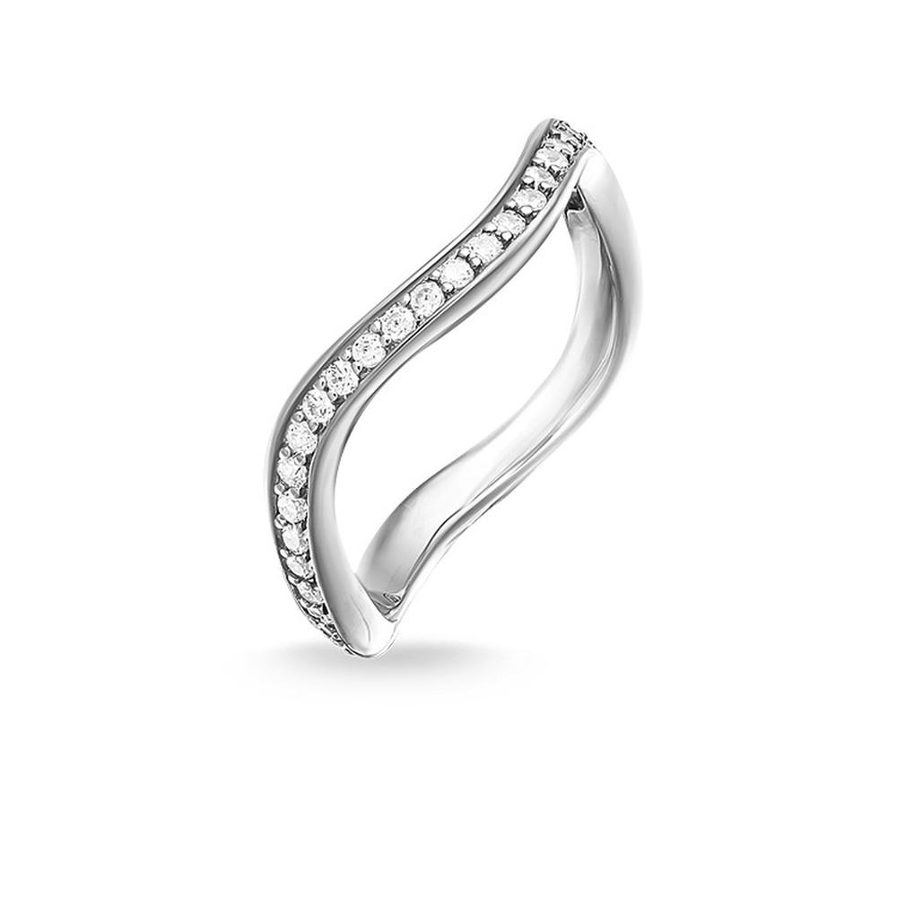 Midi Wavy Ring (Silver) | Thomas Sabo | Luby 