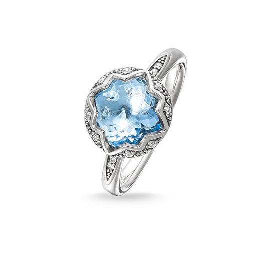 Purity of Lotos Ring (Silver/Light Blue) | Thomas Sabo | Luby 